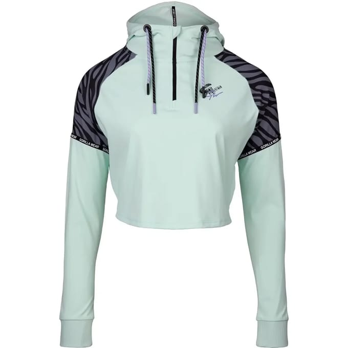 Dames sweatshirt met korte capuchon Gorilla Wear Zion