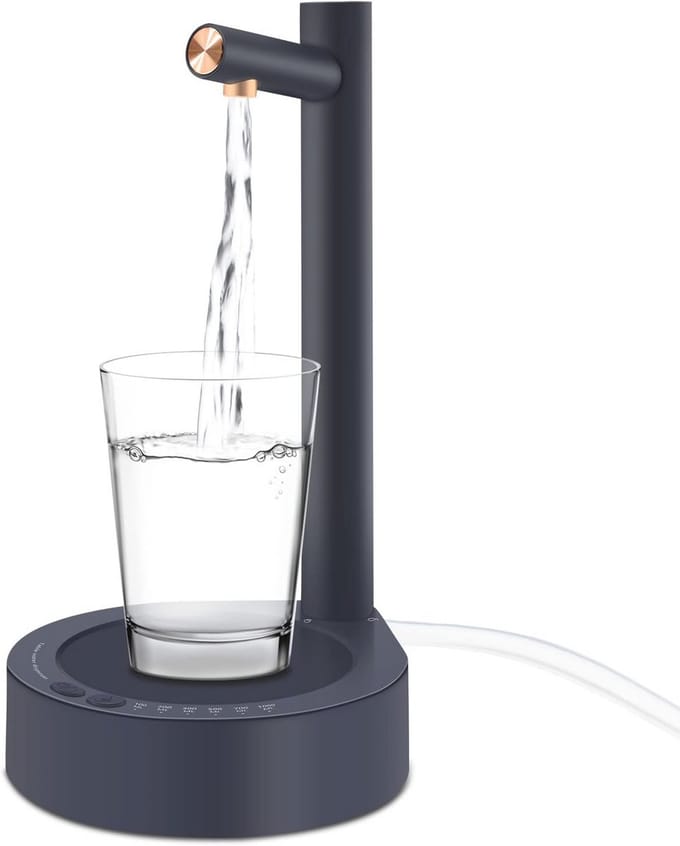Automatische Waterdispenser USB - Draagbare Waterflespomp met 7 Quantitatieve Instellingen voor Thuis en Buitenshuis