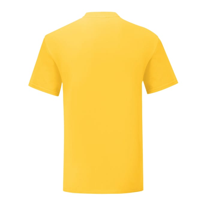 Fruit of the Loom Heren Iconisch 150 T-Shirt (Zonnebloem)