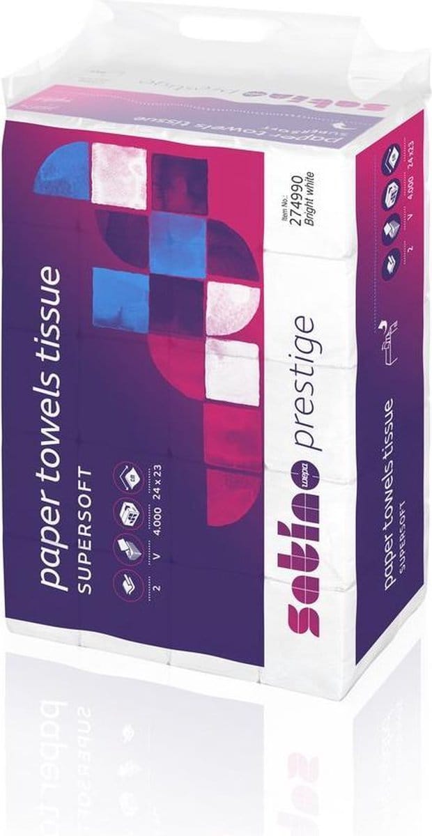 Satino | Z-vouw Handdoekjes | Prestige 274990 | 20 x 200 stuks