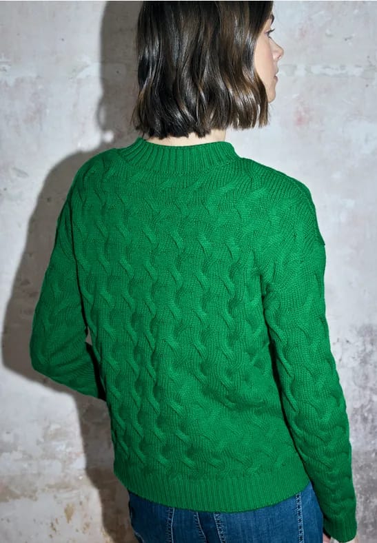 Jumper met kabelpatroon
