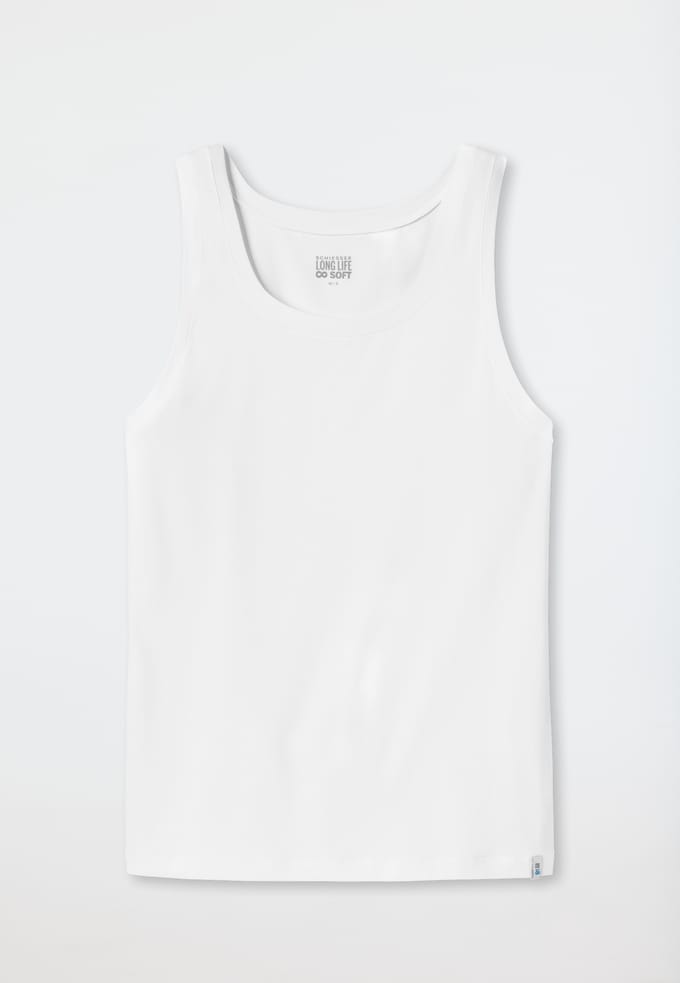 Schiesser Long Life Soft Heren Onderhemd - Wit - Maat M