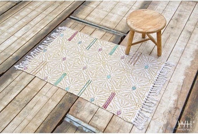 vloerkleed/tapijt Windy Hill Arabion 100%katoen 60*90cm