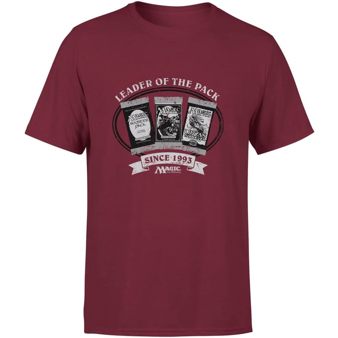 Magic the Gathering Leader Of The Pack Men's T-Shirt - Bordeaux - M