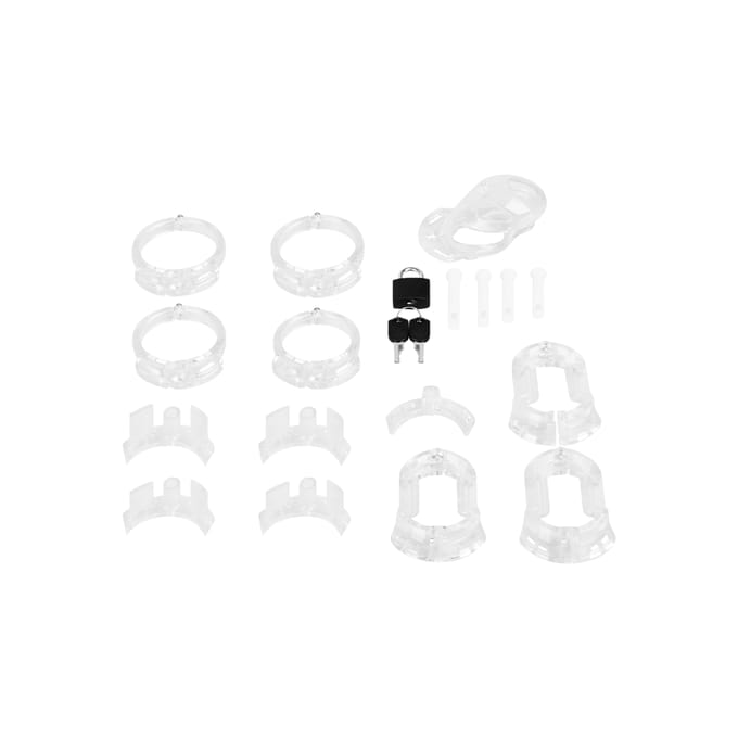The Vice - Kuisheidskooi - Peniskooi - Chastity Cage - Transparant - Mini