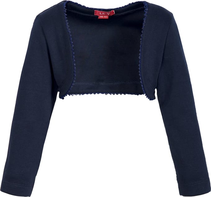La V Bolero meisje Donkerblauw 152-158