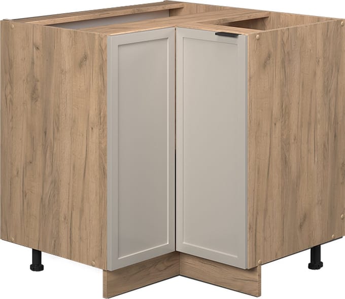 Vicco Fame-Line Hoekonderkasten – 80.5 cm, WB Eik GrijsBeige