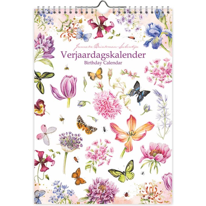 Verjaardagskalender Janneke Brinkman Voorjaar A4