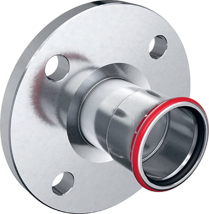 Geberit Mapress C-staal flens PN 6, met persmof, DN 65, 23749