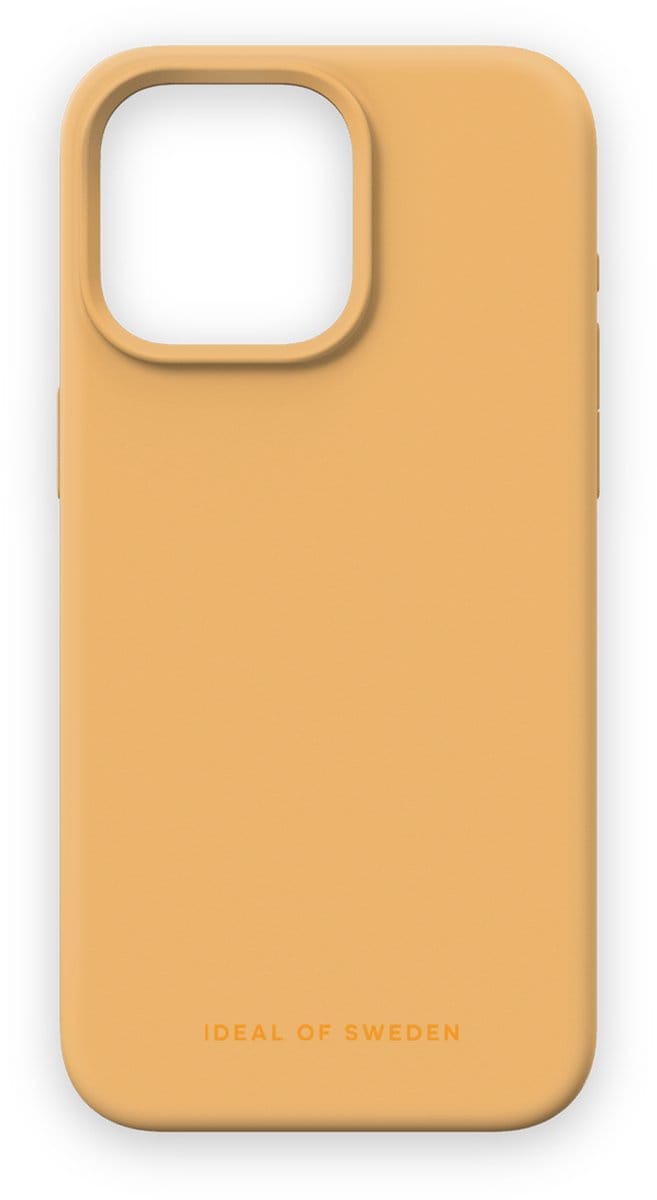 iDeal of Sweden Silicone Case iPhone 15 Pro Max Apricot