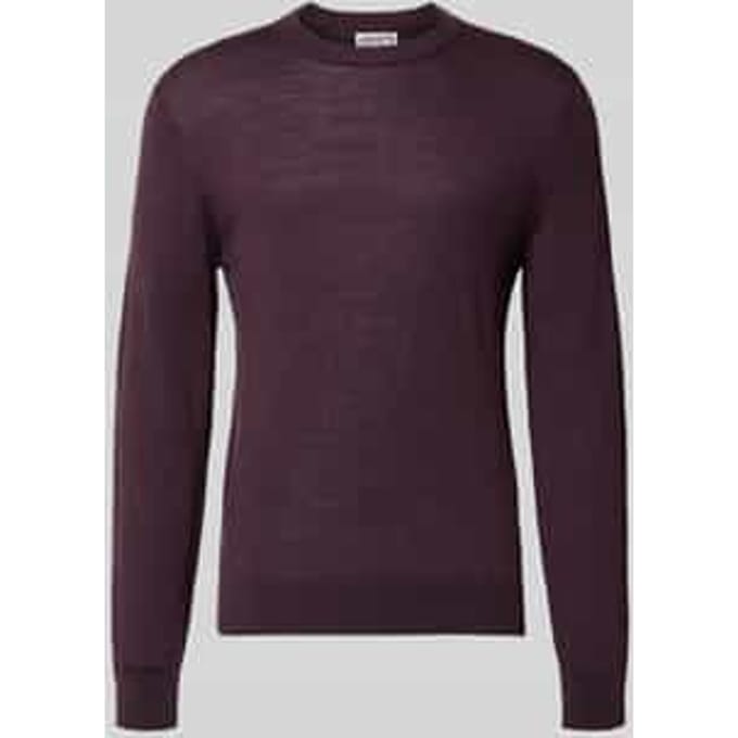Regular fit pullover van pure wol