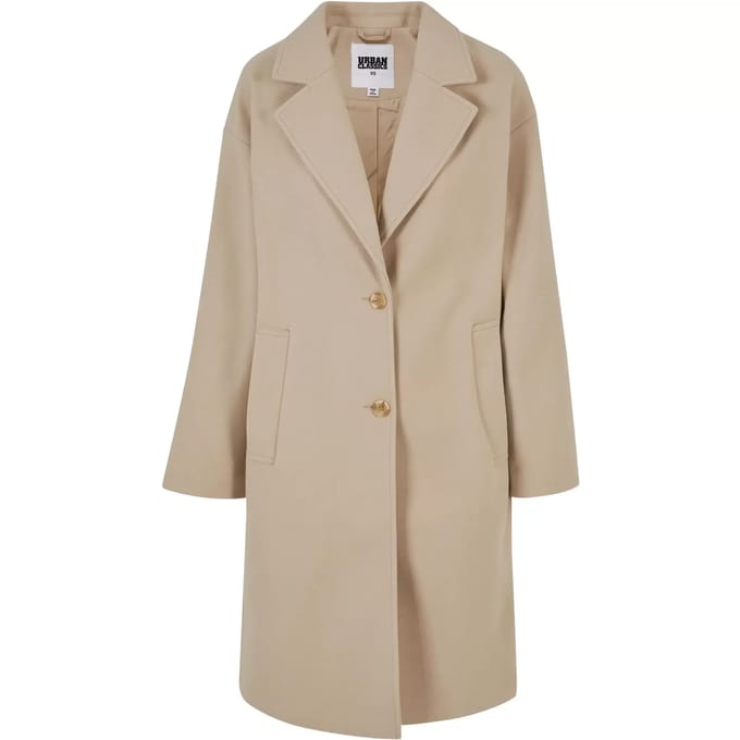 Urban Classics - Oversized Long Jas - L - Beige