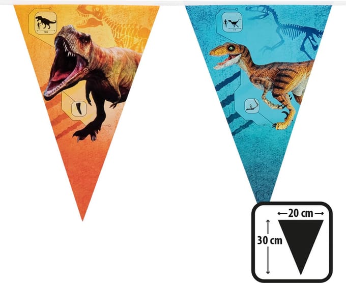 Boland - PE vlaggenlijn T-rex - Dino's - Dino - Kinderfeestje