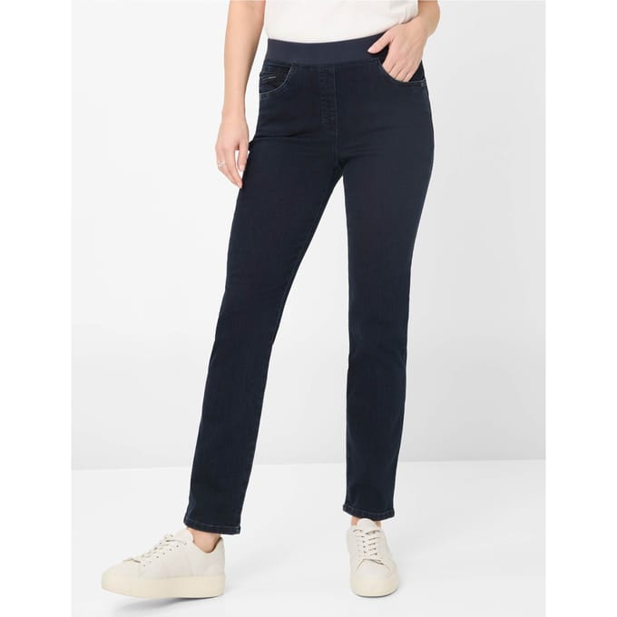 Raphaela by Brax Dames Jeans  Style PAMINA dark blue, denim donkerblauw, maat 40K