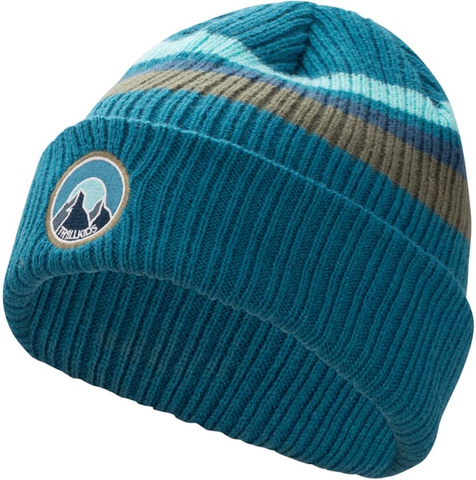 Trollkids Spitsbergen Muts Groen,Blauw 50 cm Kinderen
