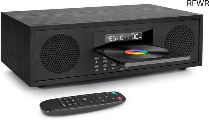 RFWR® Compacte Stereo-installatie met CD-speler en Bluetooth voor Thuis