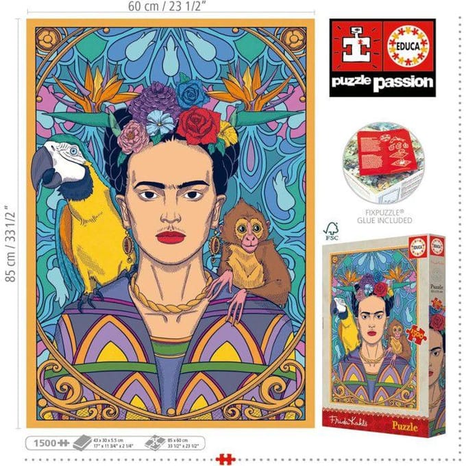 EDUCA - puzzel - 1500 stuks - FRIDA KAHLO