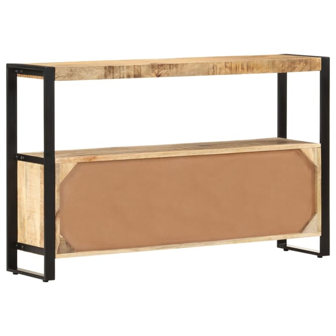 vidaXL - Bijzetkast - 120x30x75 - cm - massief - mangohout