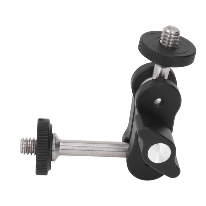 14-inch Schroef Camera Monitor Mount Universele Verstelbare Uitschuifbare Arm Mount Statief Accessoire black