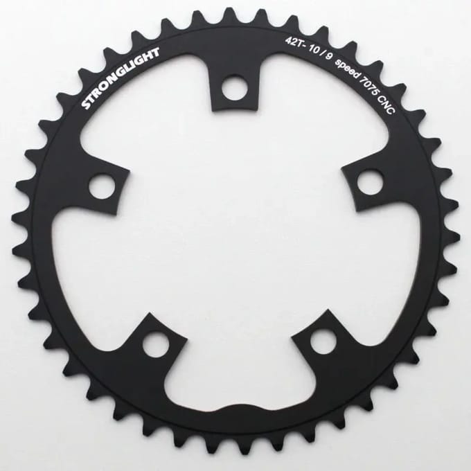 Interieur 5-spaaks lade Stronglight 7075 Type Shimano 42 T