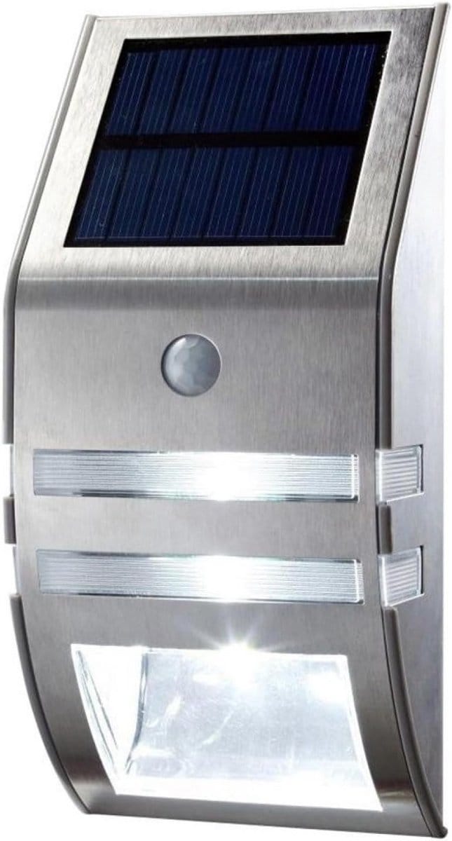 LED Buitenlamp op Zonne-energie met PIR Bewegingssensor voor Tuin en Pad
