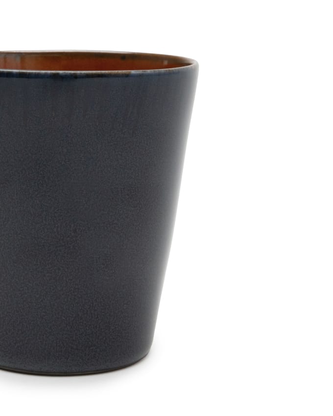 Serax Terres de Rêves by Anita Le Grelle Beker - M -  D8,5x9,5 cm - Dark blue/rust