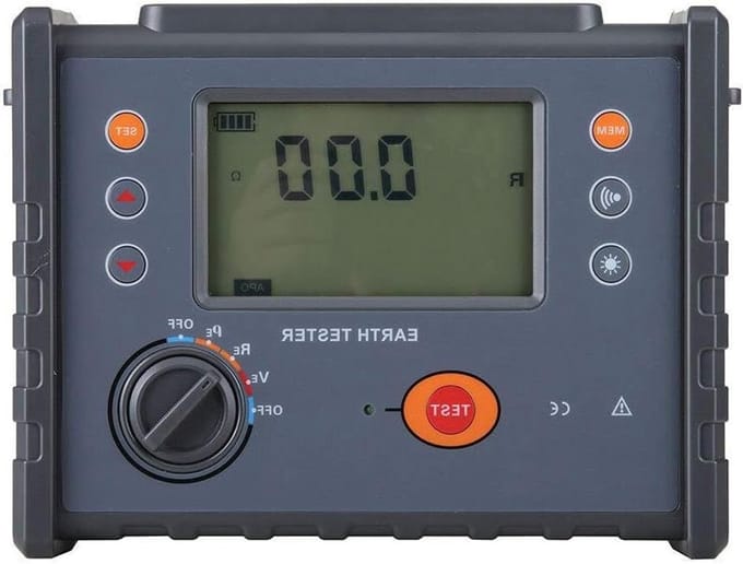 Isolatieweerstandstester - Weerstandsmeter - Elektrisch Onderhoud - Vier-draads Meting - 2500V - Zwart