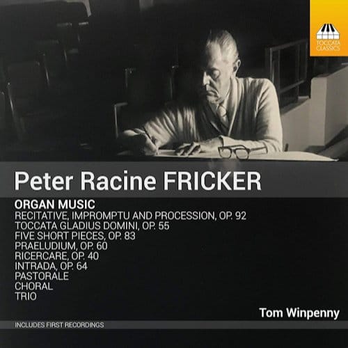 Tom Winpenny - Fricker: Organ Music (CD)
