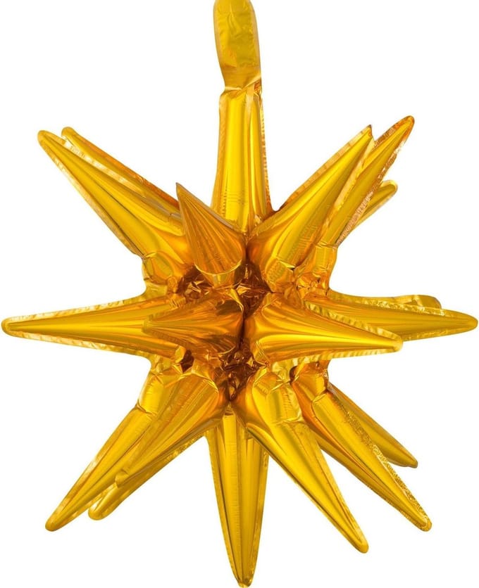 Amscan - Folieballon Magic Star klein Goud - 45 x 50 cm