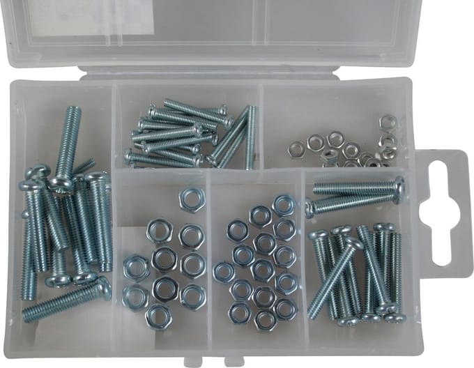 Bout en Moer assortiment box - Bouten - Moeren
