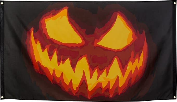Boland - Polyester vlag Creepy pumpkin - Horror - Horror