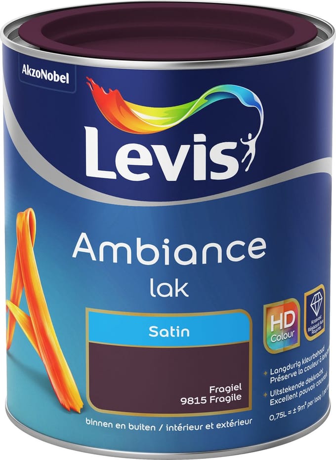 Levis - Ambiance Lak Satin - Fragiel - 0,75 L