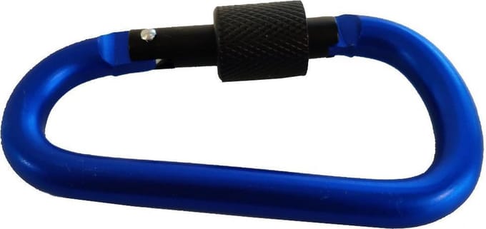 Karabijnhaak / sleutelhanger - Blauw