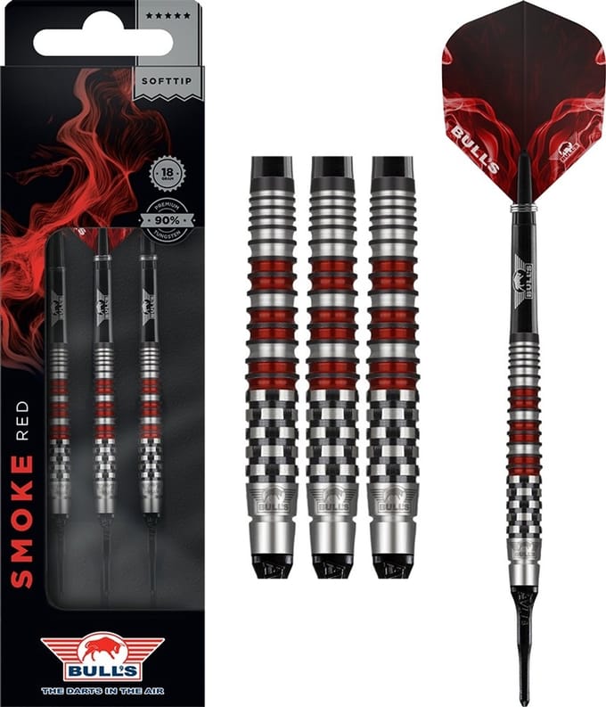 Bull's Smoke Red A 90% - Soft Tip Darts