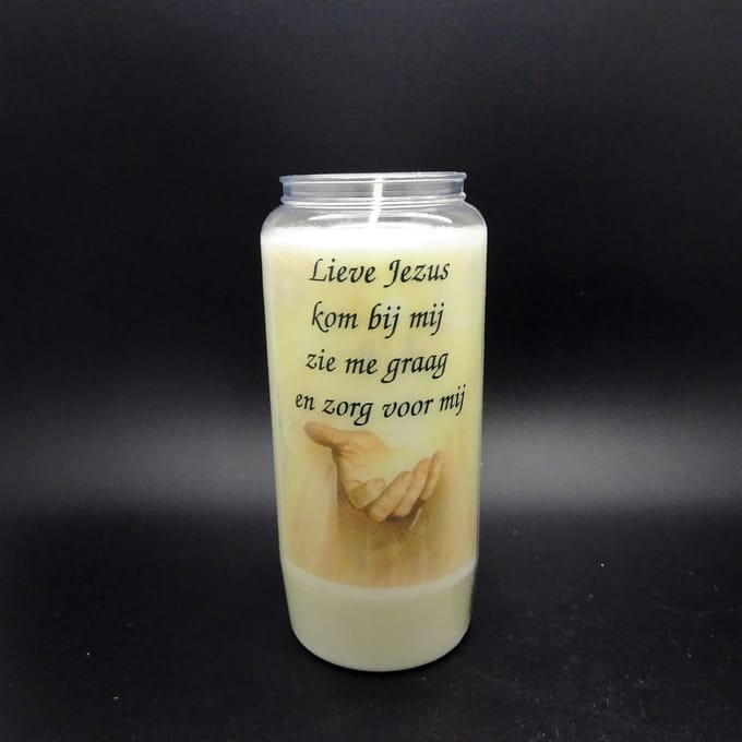Noveenkaars Spreuk 006 - 6 dagen brander (5 stuks)