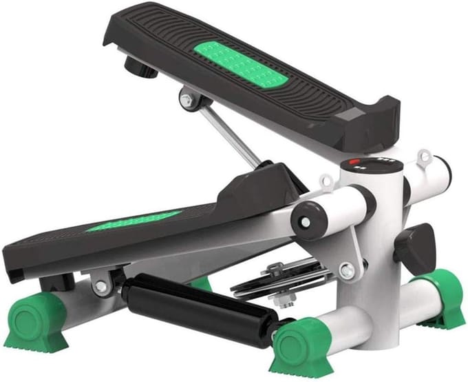 Mini Stepper - Hometrainer Stepper - Thuis Trainen - Hydraulisch Systeem - Compact Formaat - Zwart