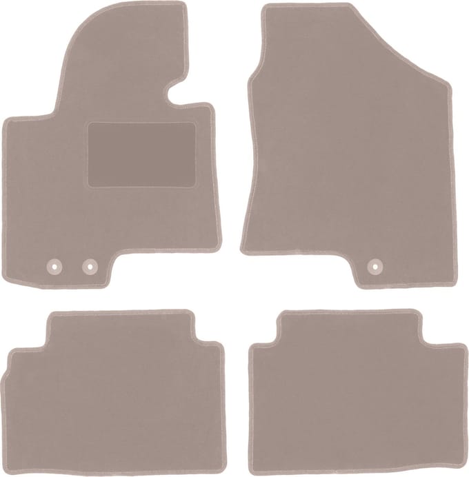 Beige veloursmatten voor: Hyundai ix35 SUV (2009-2015)