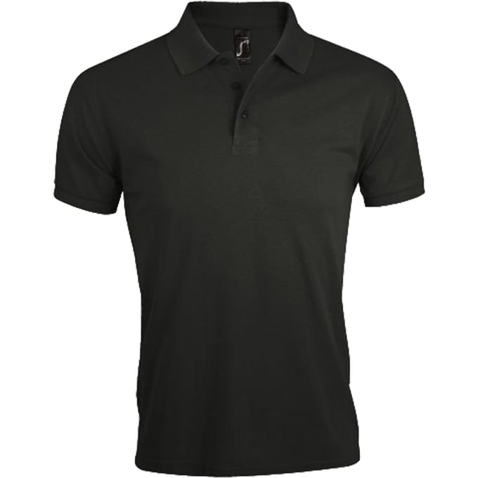 SOLS Heren Prime Poloshirt (Donkergrijs massief)