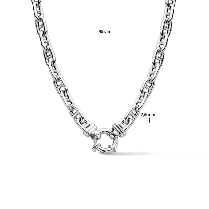 Collier Marine 7,6 Mm 45 Cm Met Groot Springslot