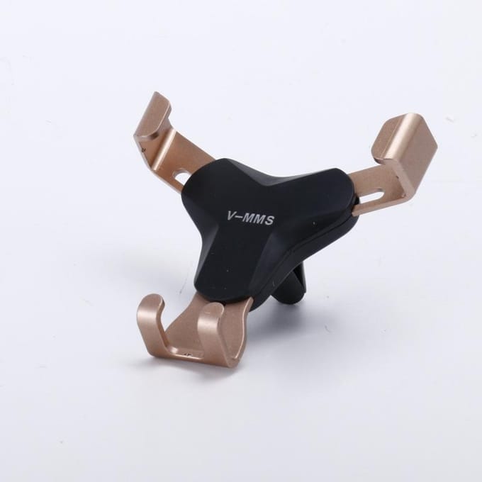 Syrinx Support de gravité Support de ventilation Support de voiture Support de téléphone portable or