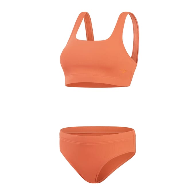 Tweedelige bikini met U-achterkant voor dames Speedo Textured Deep