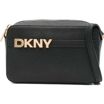 DKNY schoudertas Avril Camera Bag Blk / Gold zwart