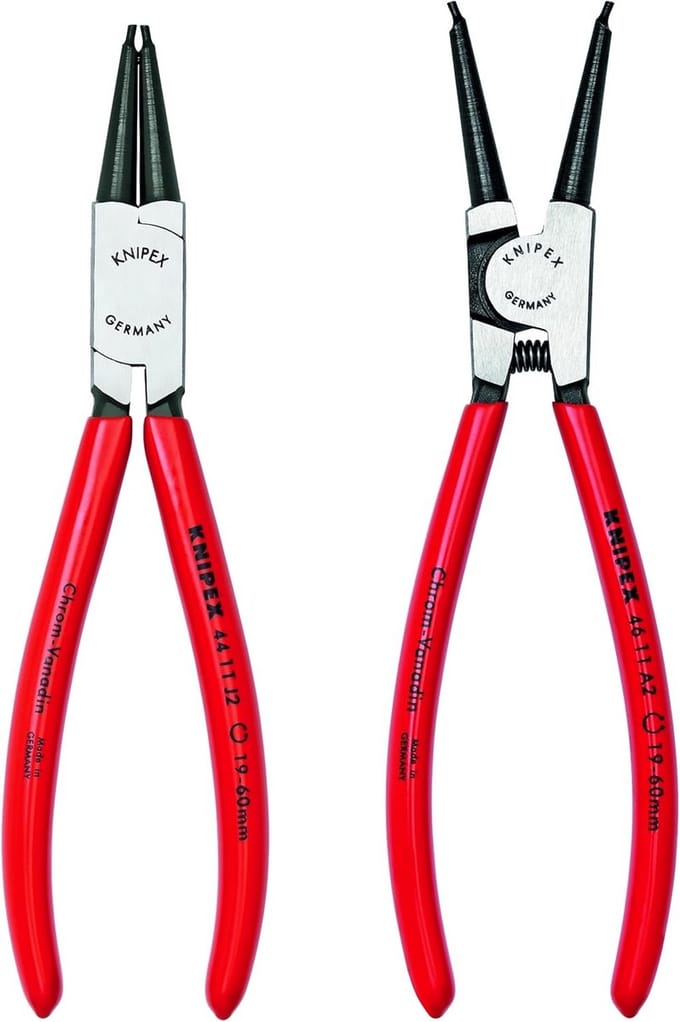 2-Delige Circlip Tangen Set - Seegerborg Tangen Voor Interne en Externe Klemmen