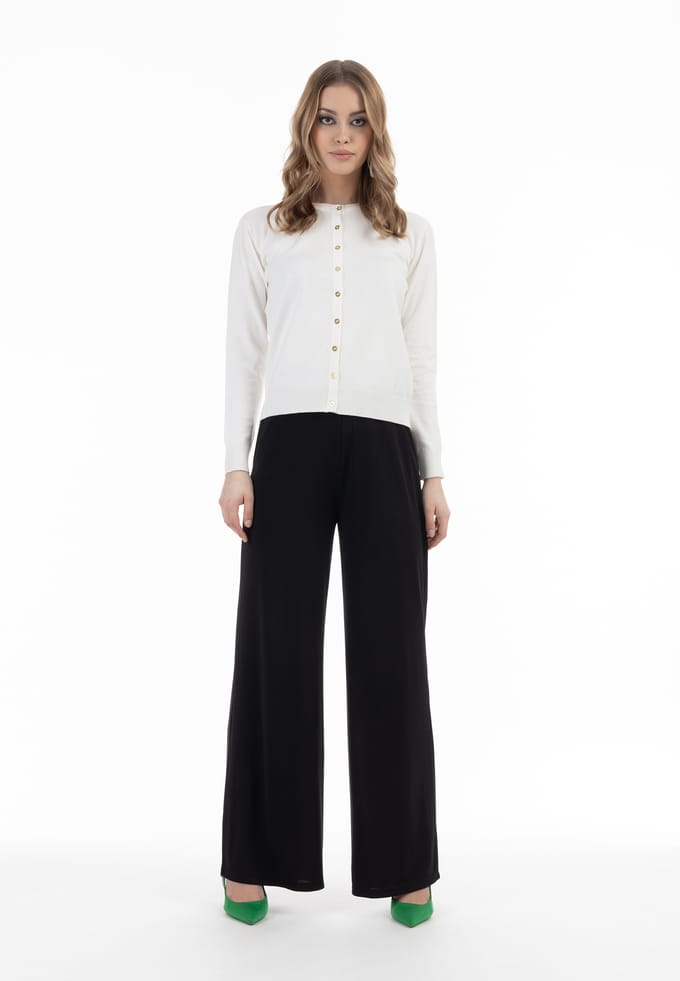 Faina Vest Dames wolwit