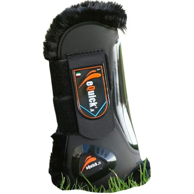Open beenkappen voor paarden eQuick eLight scratch Panther