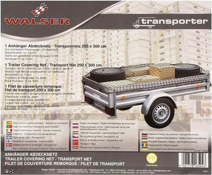 Elastisch Transportnet 200x300 cm voor Bagage en Lading Zekerheid
