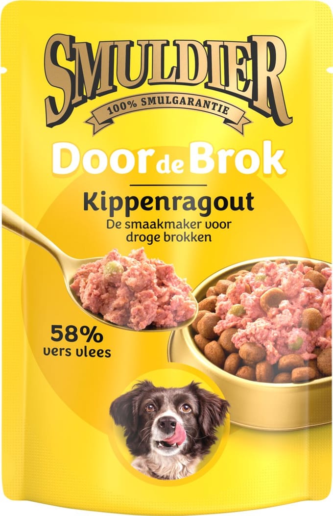 Smuldier Door de Brok Kippenragout 16 stuks | natvoer