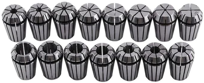Spanbussen Set - CNC Accessoires - Precisie Frezen - Hoge Elasticiteit - 15 Stuks - Metaal