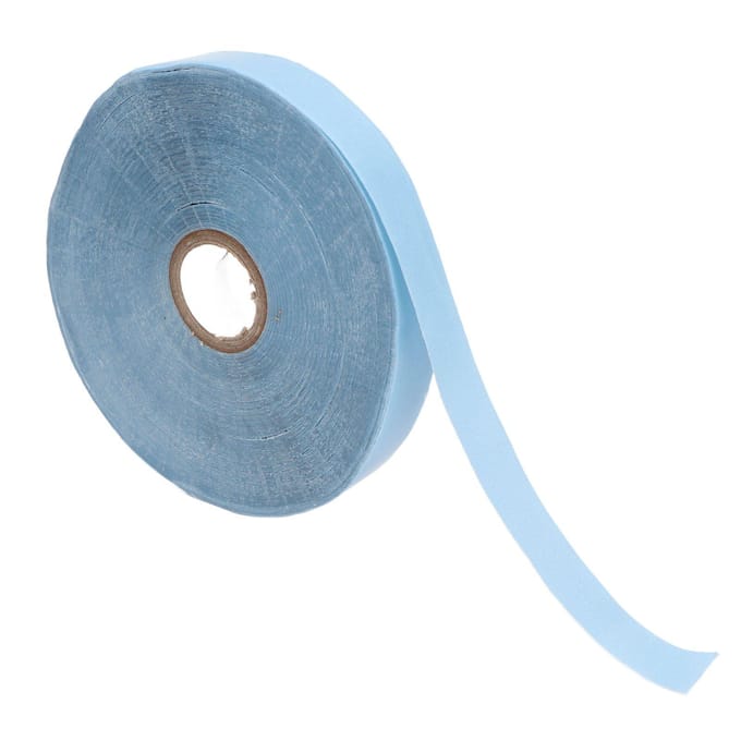36 Yards Pruik Kant Ondersteuningstape Dubbelzijdig Sterke Lijm Hypoallergeen 2cm Breedte Blauwe Lijm Haar white