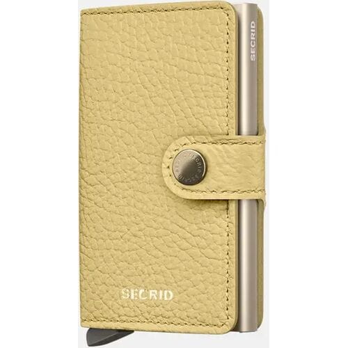 Secrid Mini Wallet pasjeshouder pebble butter yellow